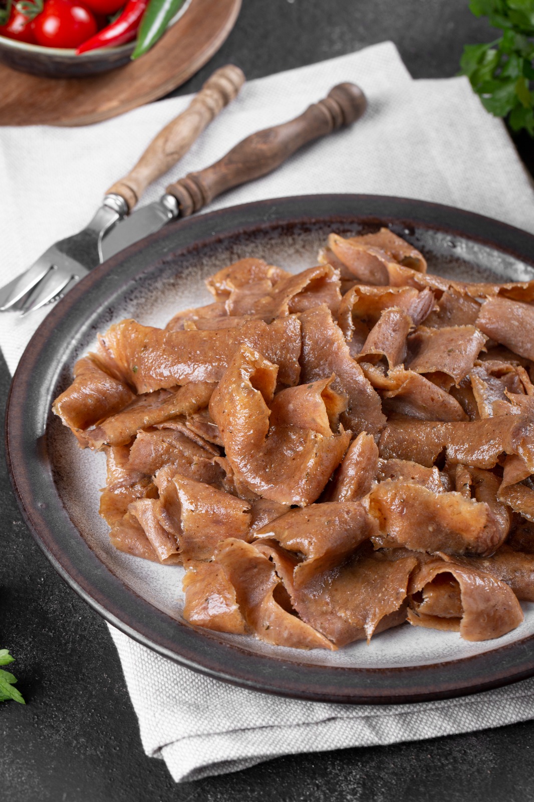 Wstępnie Gotowany Döner Kebab z Indyka, Kurczaka i Liścia